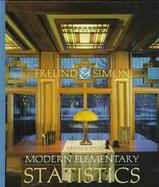 Modern Elementary Statistics: John E. Freund, Gary A. Simon cover