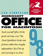 Microsoft Office 98 for Macintosh cover