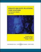 Juran's Quality Planning and Analysis for Enterprise Quality cover