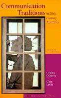 Communication Traditions in 20th-Century Australia cover