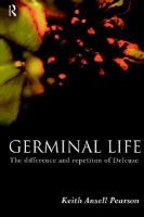 Germinal Life The Difference and Repetition of Deleuze cover
