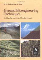 Ground Bioengineering Techniques for Slope Protection and Erosion Control cover