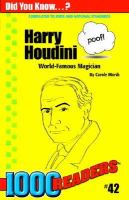 Harry Houdini World-Famous Magician cover
