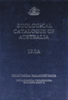 Zoological Catalogue of Australia Crustacea Malacostraca - Phyllocarida, Hoplocarida, Euc cover