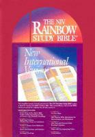 The Rainbow Study Bible New International Version/Imitation Leather Indexed cover