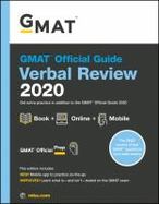 GMAT Official Guide 2020 Verbal Review: Book + Online cover