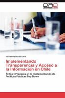 Implementando Transparencia y Acceso a la Información en Chile cover