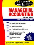 Schaum's Outline of Theory and Problems of Managerial Accounting cover