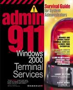 Admin911 Windows 2000 Terminal Services cover