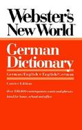 Webster's New World German Dictionary German/English English/German cover