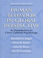 Human Behavior in Global Perspective An Introduction to Cross-Cultural Psychology cover