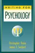 Writing for Psychology cover