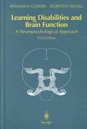 Learning Disabilities and Brain Function A Neuropsychological Approach cover