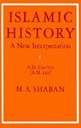Islamic History, a New Interpretation cover