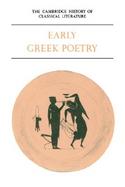 The Cambridge History of Classical Literature Part 1, Early Greek Poetry (volume1) cover