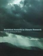 Statistical Analysis in Climate Research cover