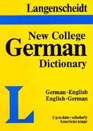 New College German Dictionary Thumb-Indexed cover