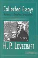 H. P. Lovecraft Collected Essays  Amateur Journalism (volume1) cover