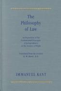 The Philosophy of Law An Exposition of the Fundamental Principles of Jurisprudence As the Science of Right cover