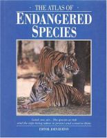 The Atlas of Endangered Species cover