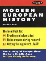 Ebk Schaum's Outline Of Modern European cover