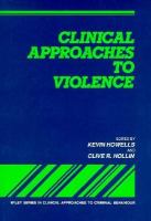 Clinical Approaches to Violence cover