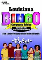 Louisiana Bingo Geography Edition cover