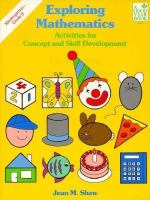 Exploring Mathematics; Ages 5-8: Activities for Concept and Skill: Ages 5-8: Activities for Concept and Skill cover