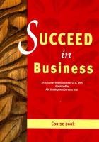 Succeed in Business Coursebook cover