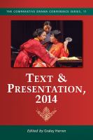 Text and Presentation 2014 cover