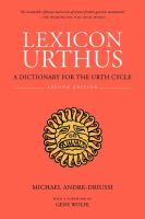 Lexicon Urthus: A Dictionary for the Urth Cycle cover