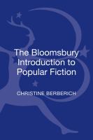 The Bloomsbury Introduction to Popular Fiction cover