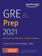 GRE Prep 2021 : 2 Practice Tests + Proven Strategies + Online cover