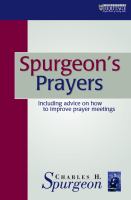 Spurgeons Prayers cover