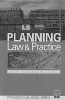 Planning Law and Practice cover