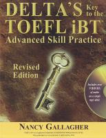Deltas Key to the Toefl Ibt cover