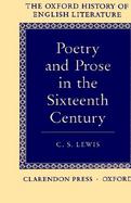 Poetry and Prose in the Sixteenth Century cover