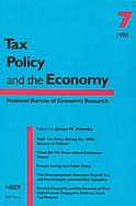 Tax Policy and the Economy/1993 (volume7) cover