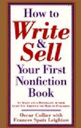 How to Write and Sell Your First Nonfiction Book cover