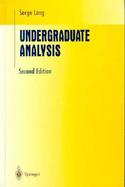 Undergraduate Analysis cover