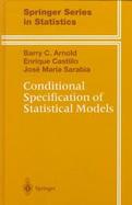 Conditional Specification of Statistical Models cover