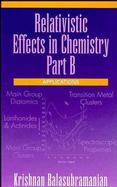 Relativistic Effects in Chemistry Applications cover