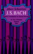 J. S. Bach (volume1) cover