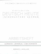 Workbook with Lab Manual for Moellers Deutsch Heute: Introductory German, 8th cover