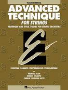 Essential Elements Advanced Technique for Strings cover