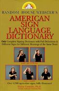 Random House Webster's American Sign Language Dictionary cover