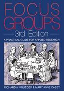 Focus Groups A Practical Guide For Applied Research cover