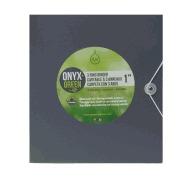 Onyx and Green 3-Ring Binder Gray cover
