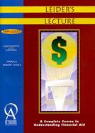 Lieder's Lecture: A Complete Course in Understanding Financial Aid cover