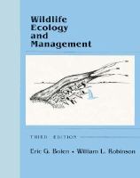 Wildlife Ecology and Management cover